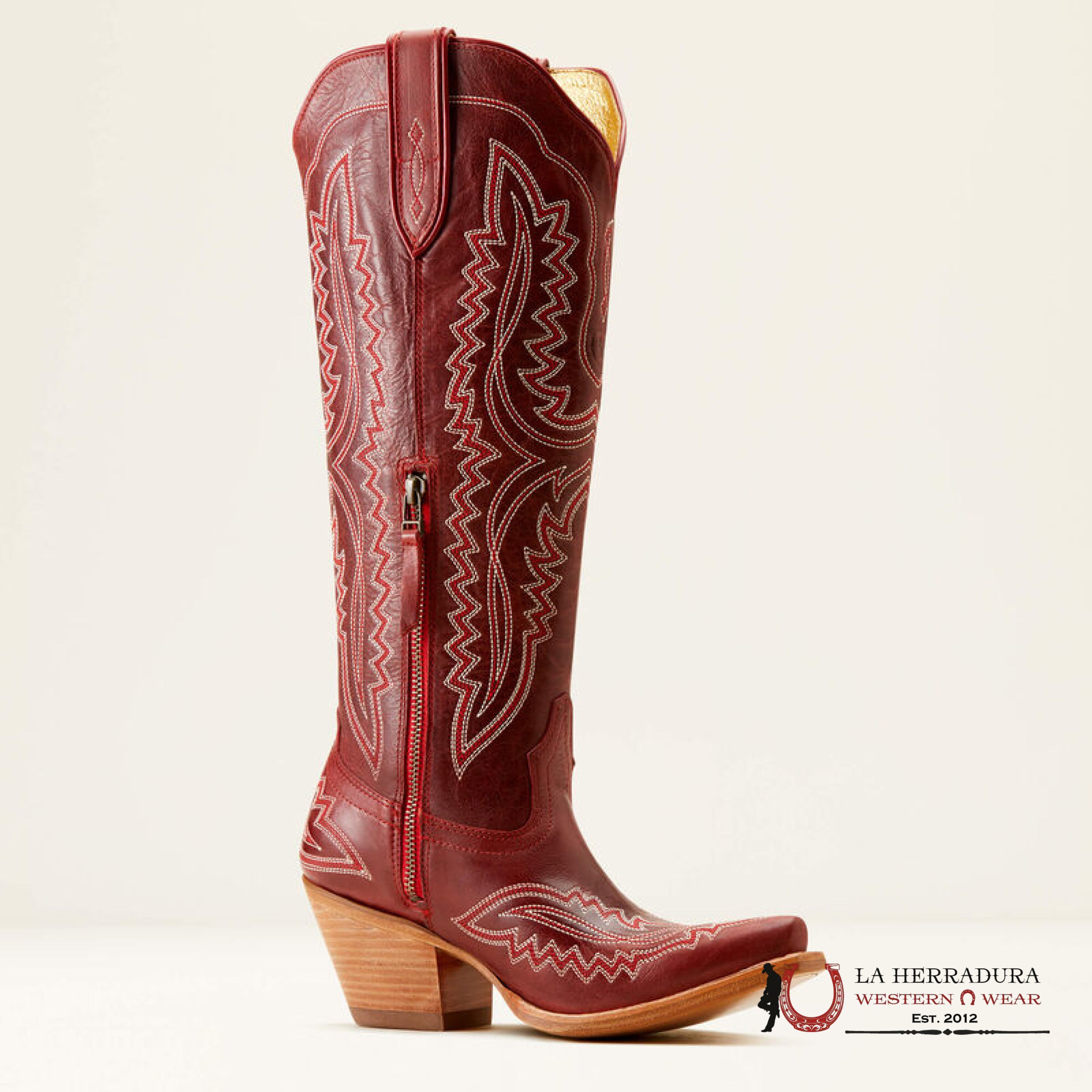 WOMENS ARIAT CASANOVA RED ALERT TALL BOOT 10050870 BOTAS MUJERES