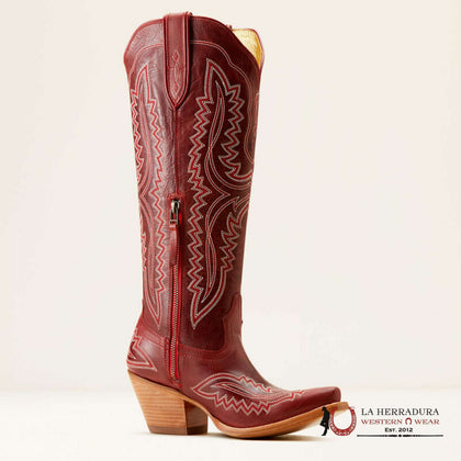 WOMENS ARIAT CASANOVA RED ALERT TALL BOOT 10050870