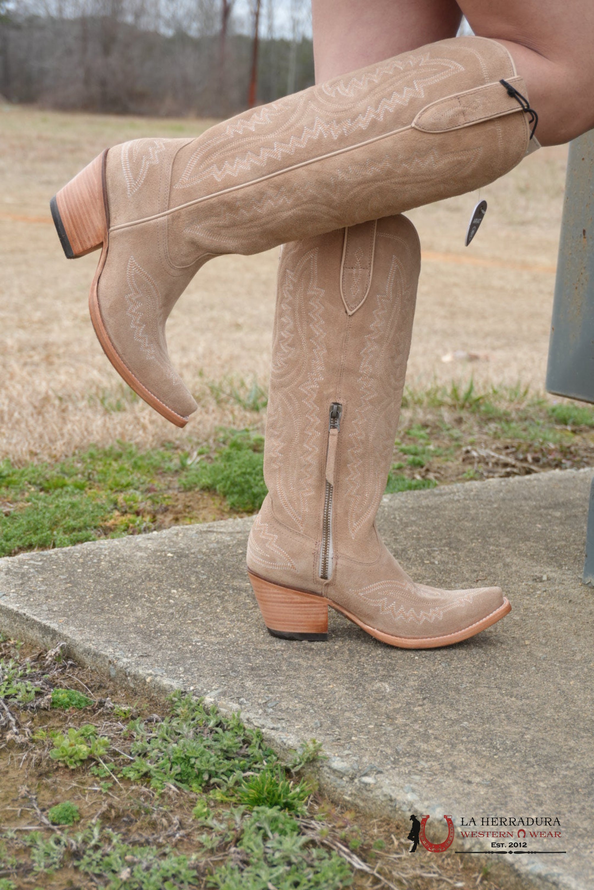 WOMENS ARIAT CASANOVA TRULY TAUPE TALL BOOT 3650 BOTAS MUJERES