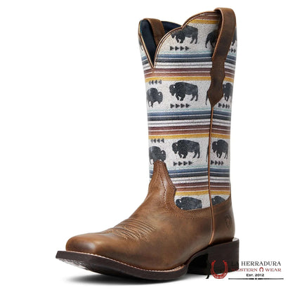 WOMENS ARIAT CIRCUIT SAVANNA ASH BROWN BUFFALO 10040423
