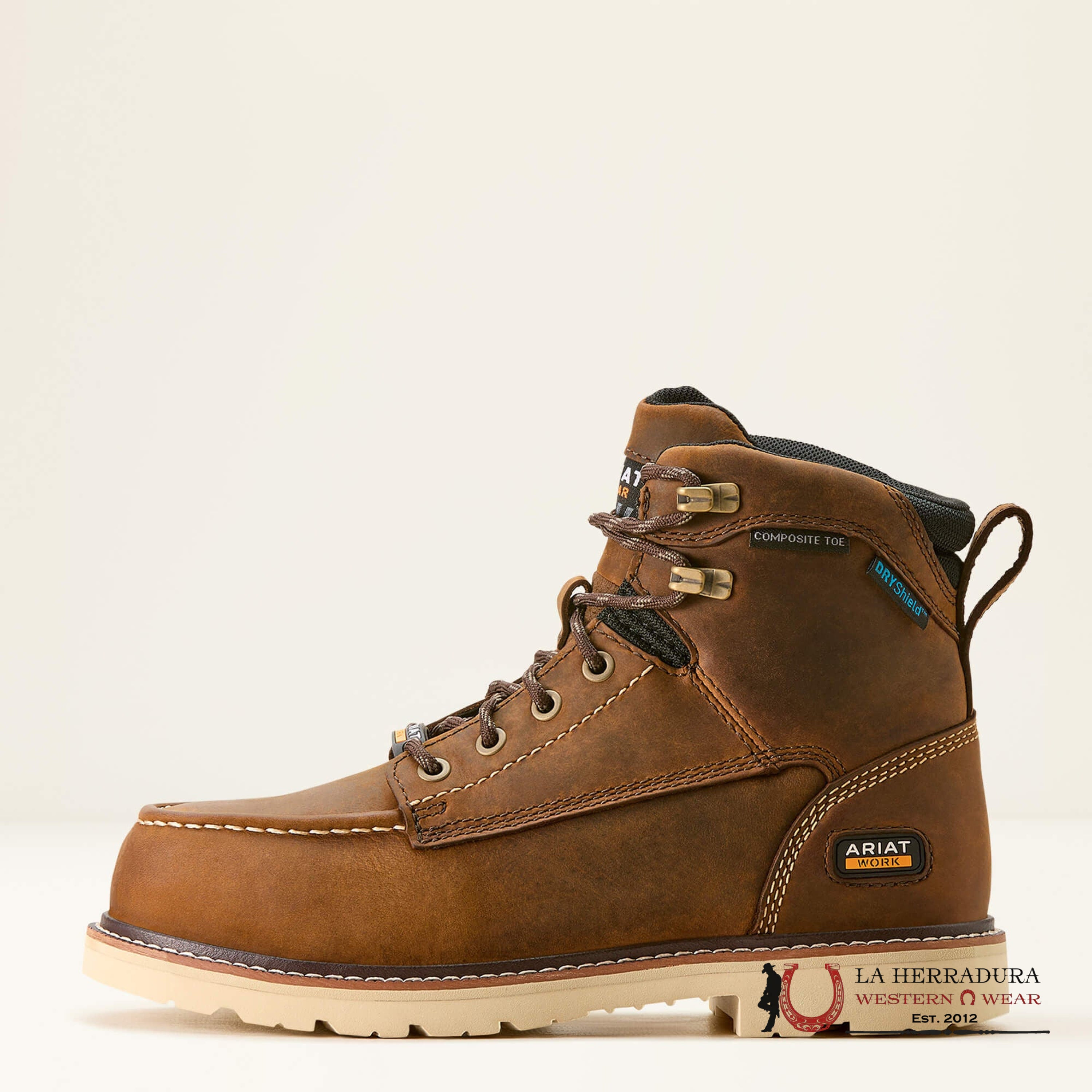 Womens Ariat Distressed Brown Work Boots Botas Mujeres