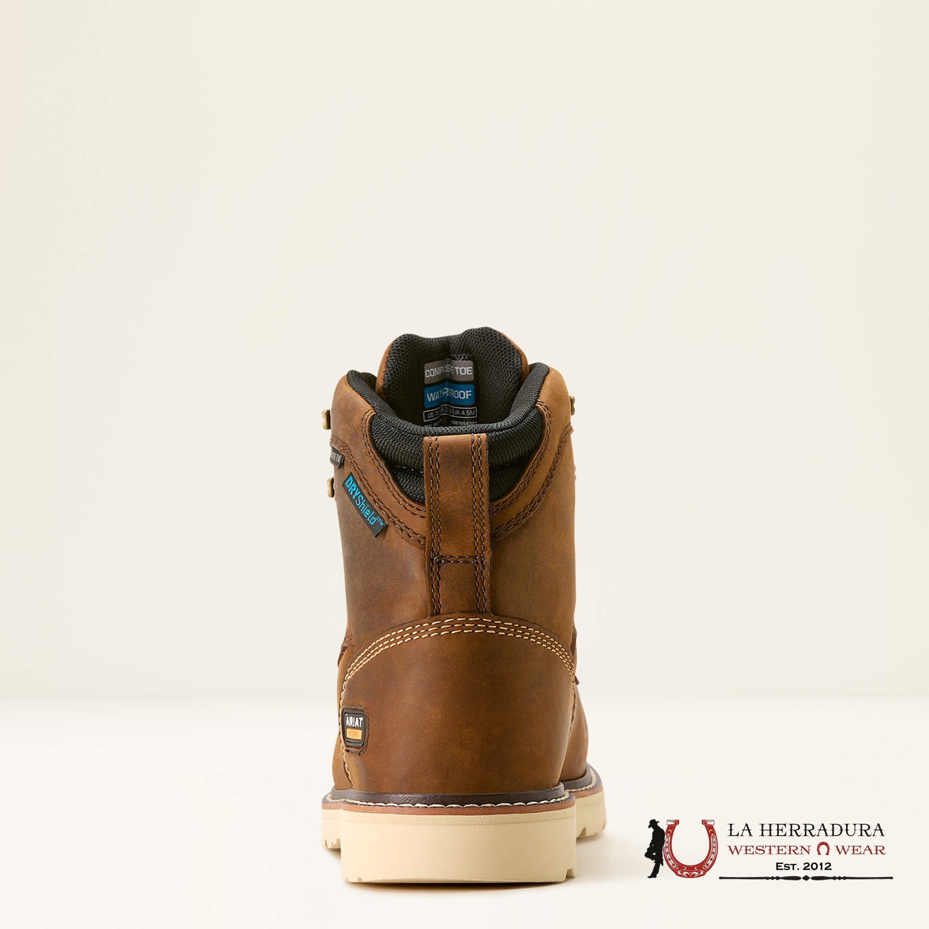 Womens Ariat Distressed Brown Work Boots Botas Mujeres