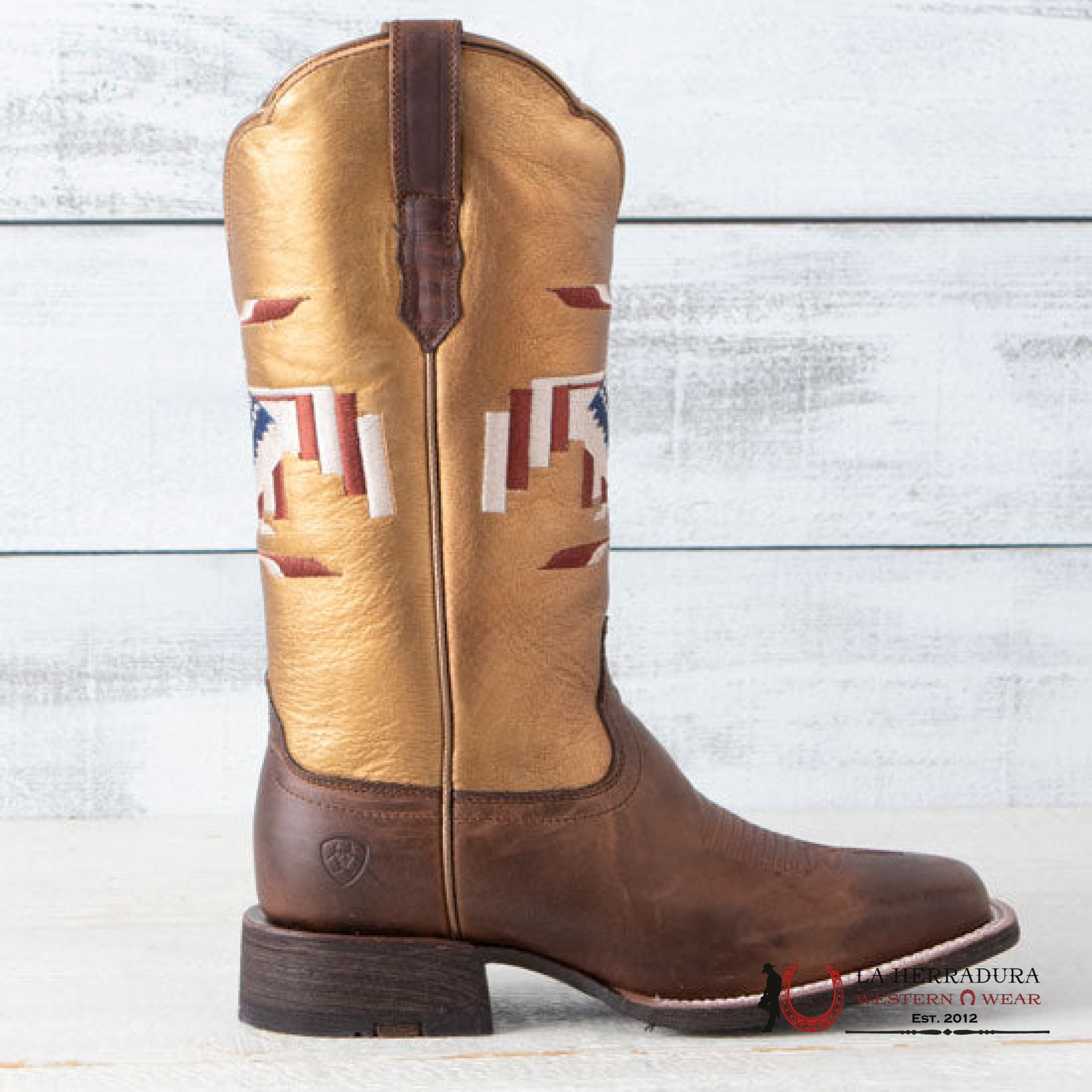 Womens Ariat Frontier Thunderbird Chimayo Fiery Tan- 2578 Botas Mujeres