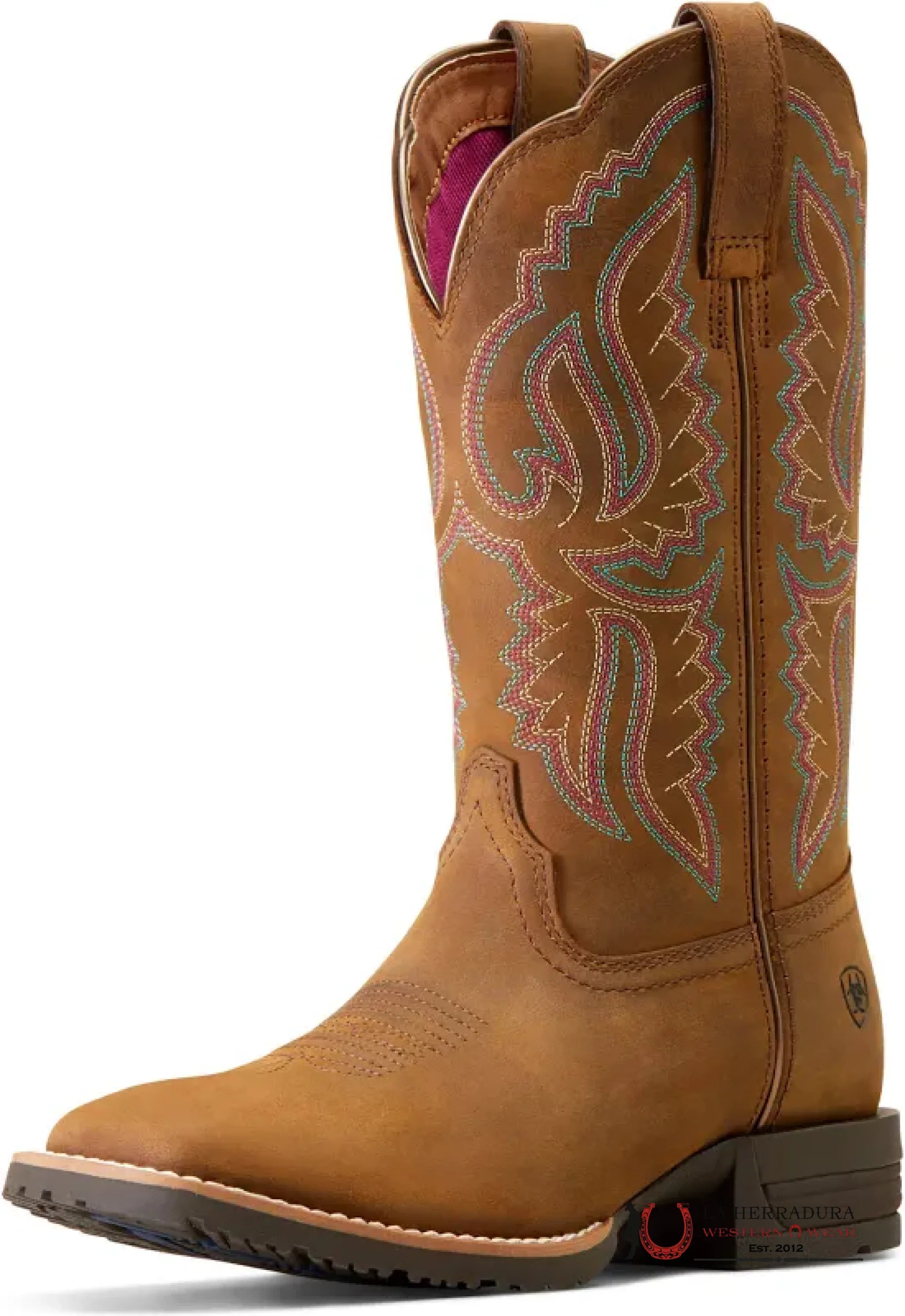 Womens Ariat Hybrid Ranchwork Distressed Tan - 7043 Botas Mujeres