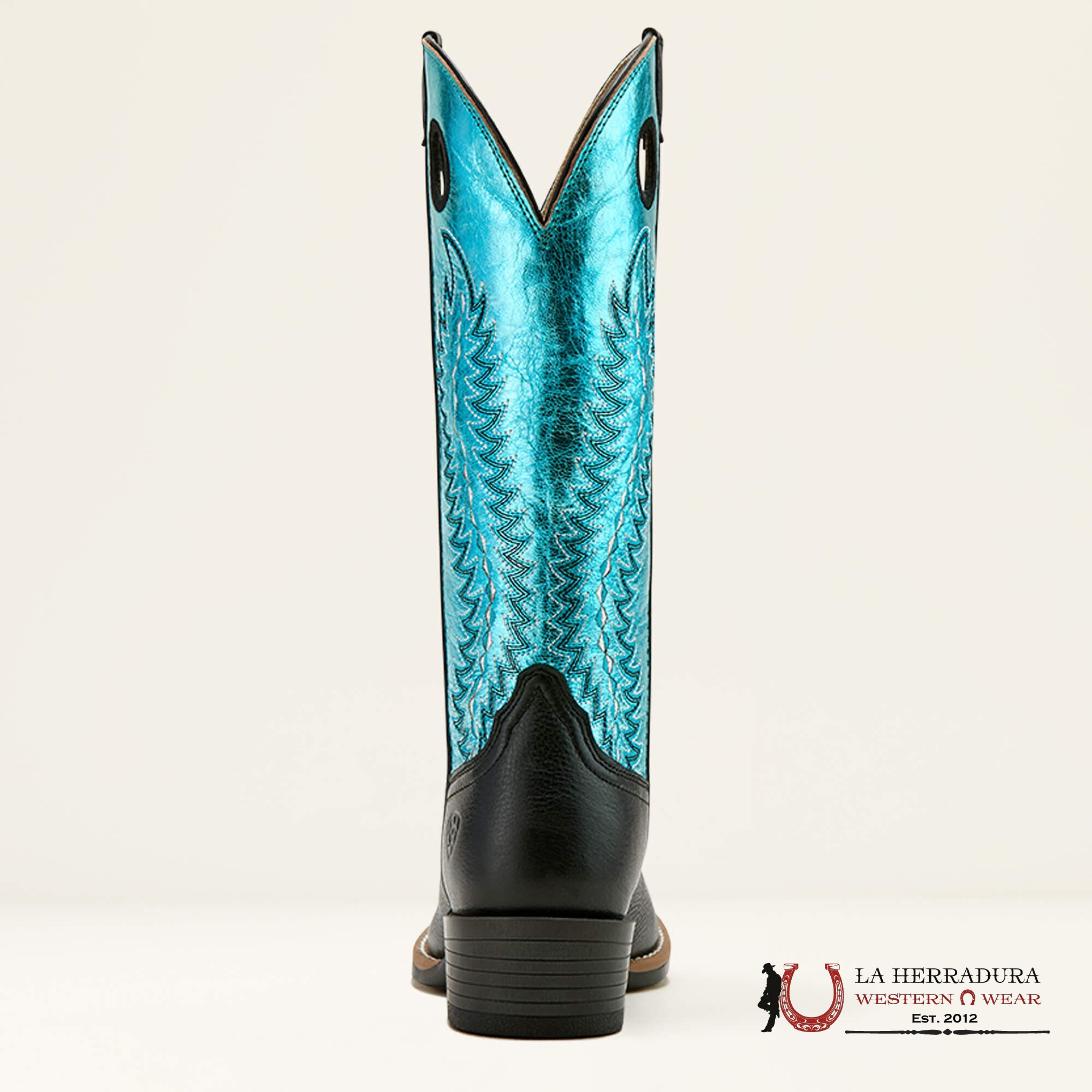 WOMENS ARIAT JUNCTION BLACK DEERTAN SKY BLUE SHINE 10061331 BOTAS MUJERES