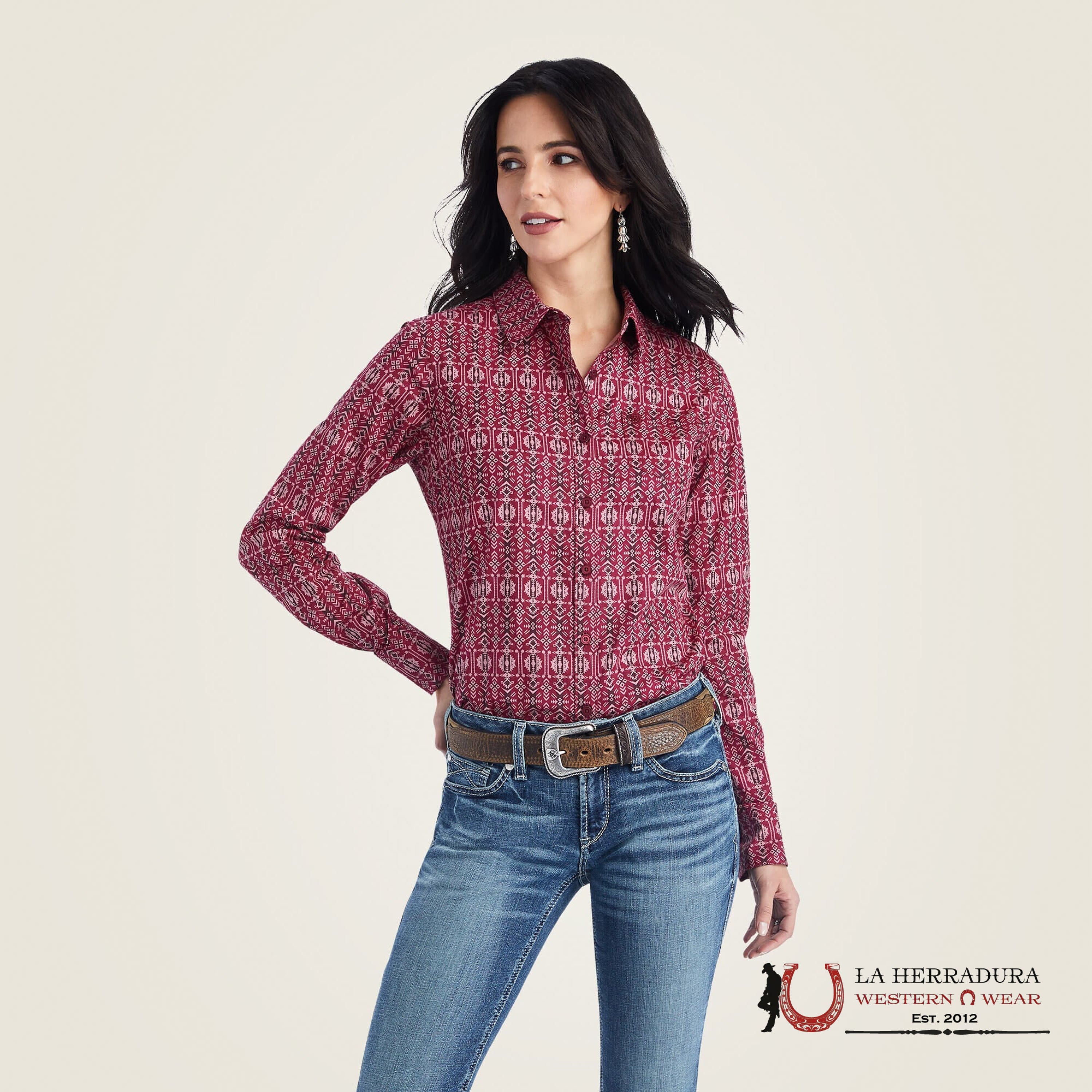 WOMENS ARIAT KIRBY MULTI ALMA LONG SLEEVE SHIRT 10042177 ROPA MUJERES