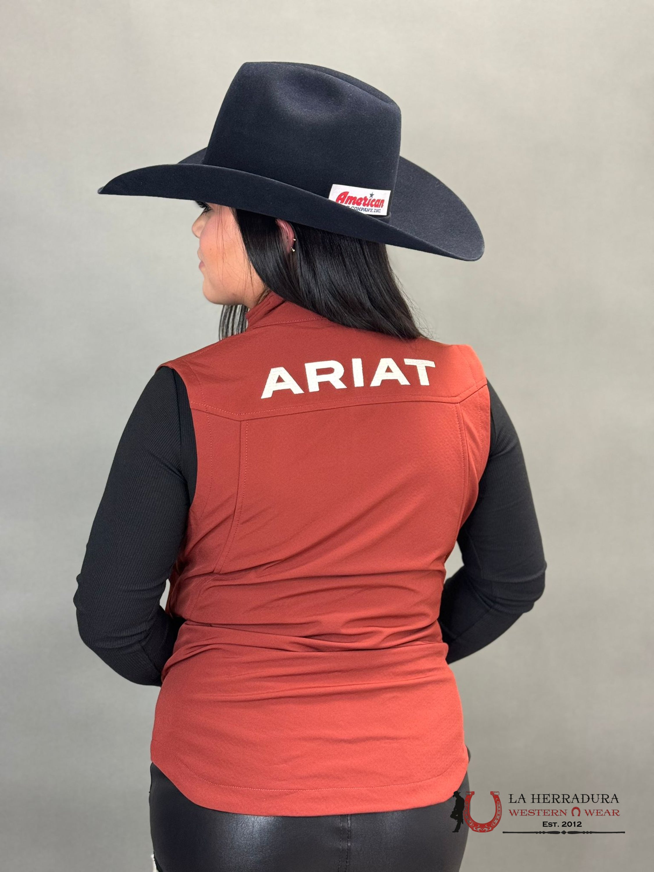Women’s Ariat New Team Softshell Vest Fired Brick Ropa Mujeres