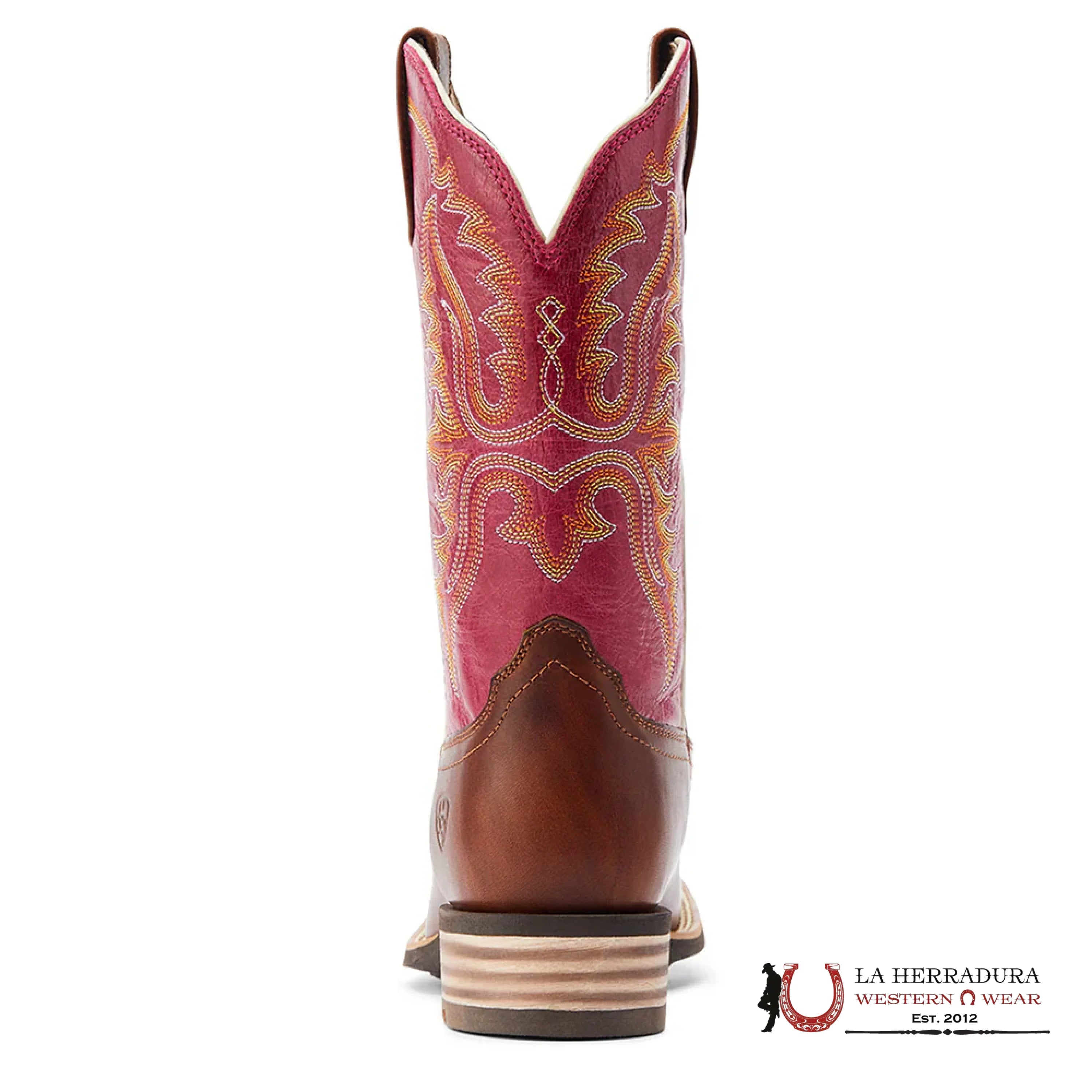 WOMENS ARIAT OLENA VINTAGE CARAMEL BERRY ROUGE BOOT 10044441 BOTAS MUJERES