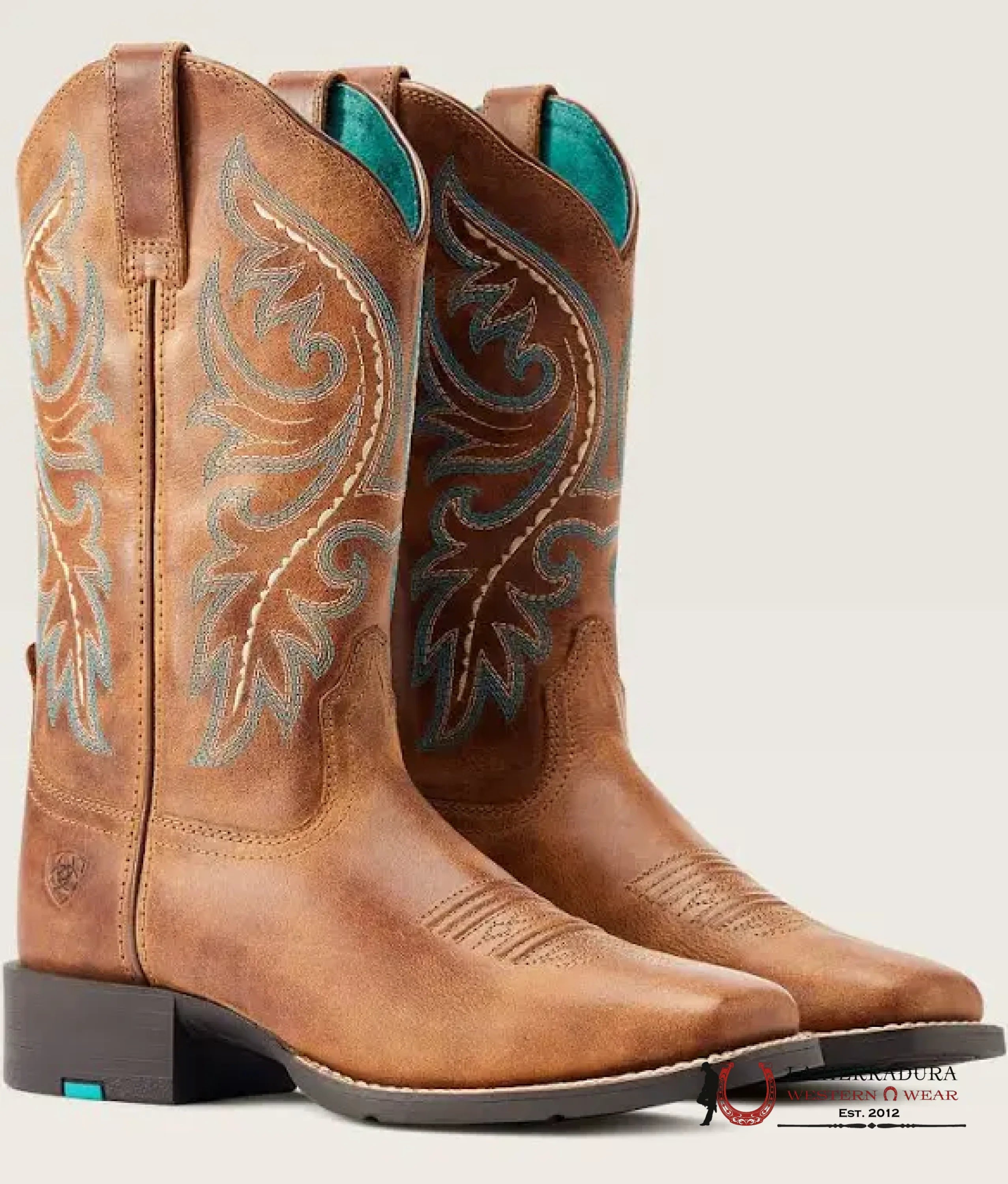 Women’s Ariat Round Up Back Zip Desert Sand-4432 Botas Mujeres