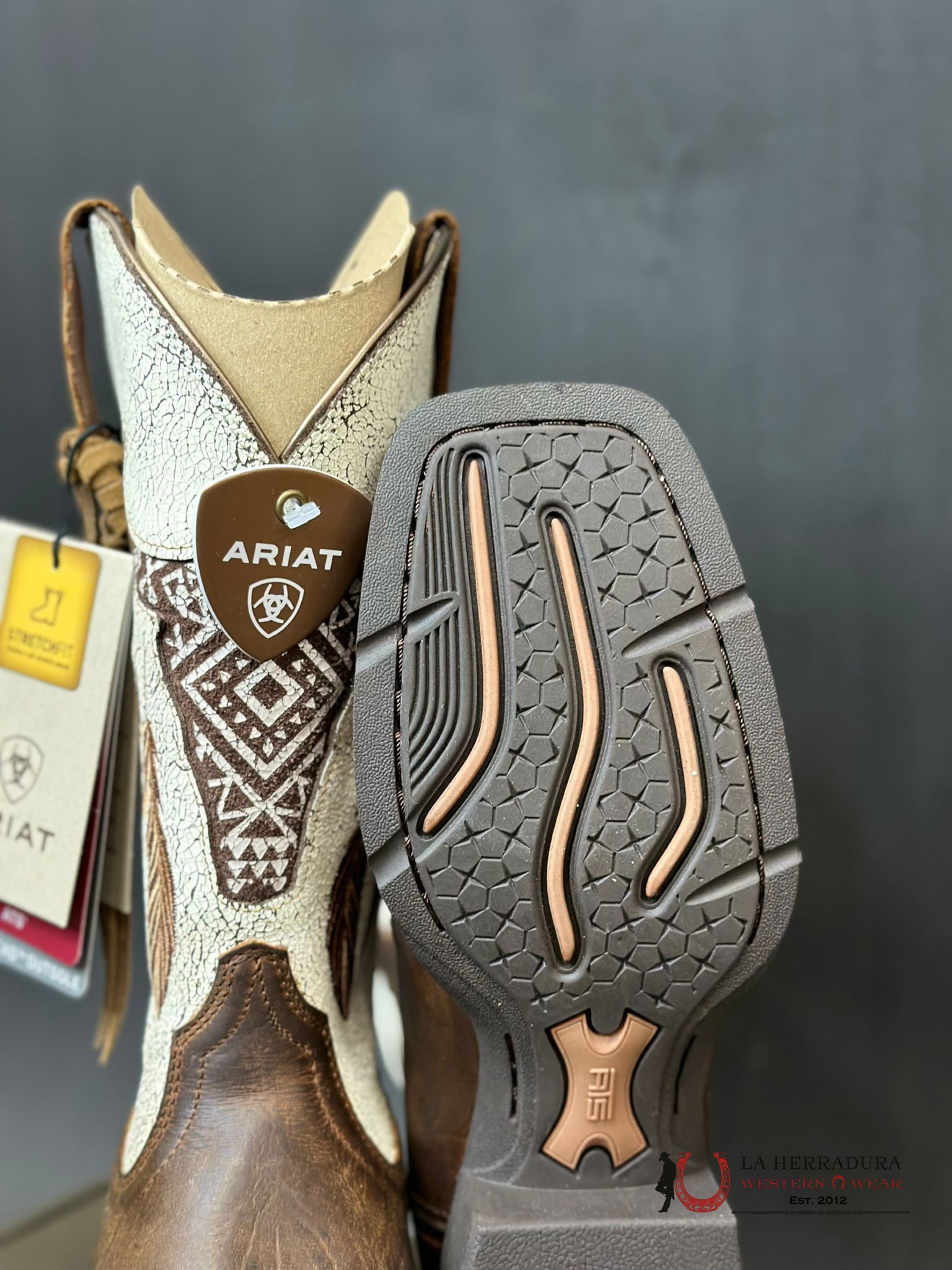 Womens Ariat Round Up Southwest Stretch Fit Boot Botas Mujeres