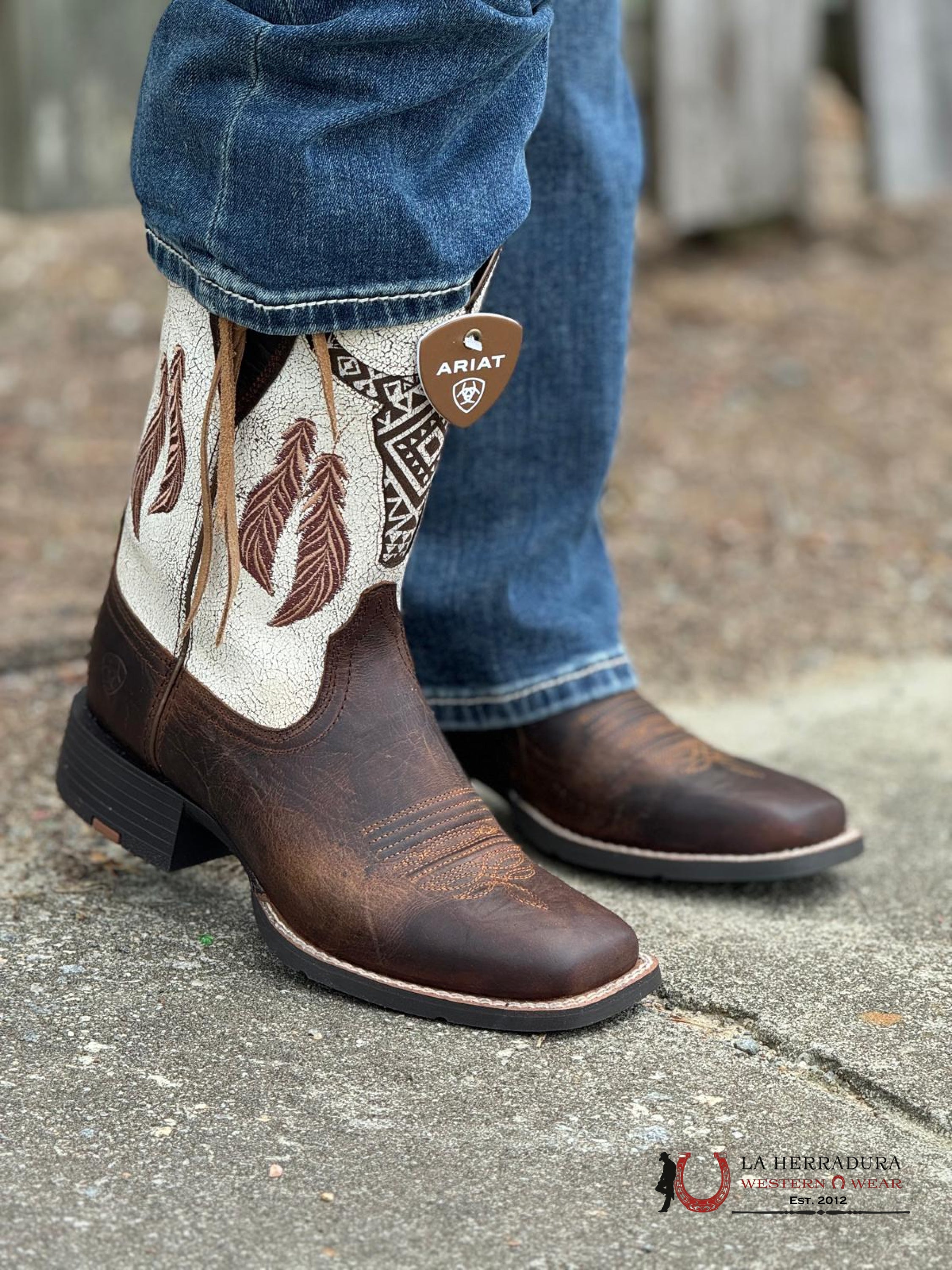 Womens Ariat Round Up Southwest Stretch Fit Boot Botas Mujeres