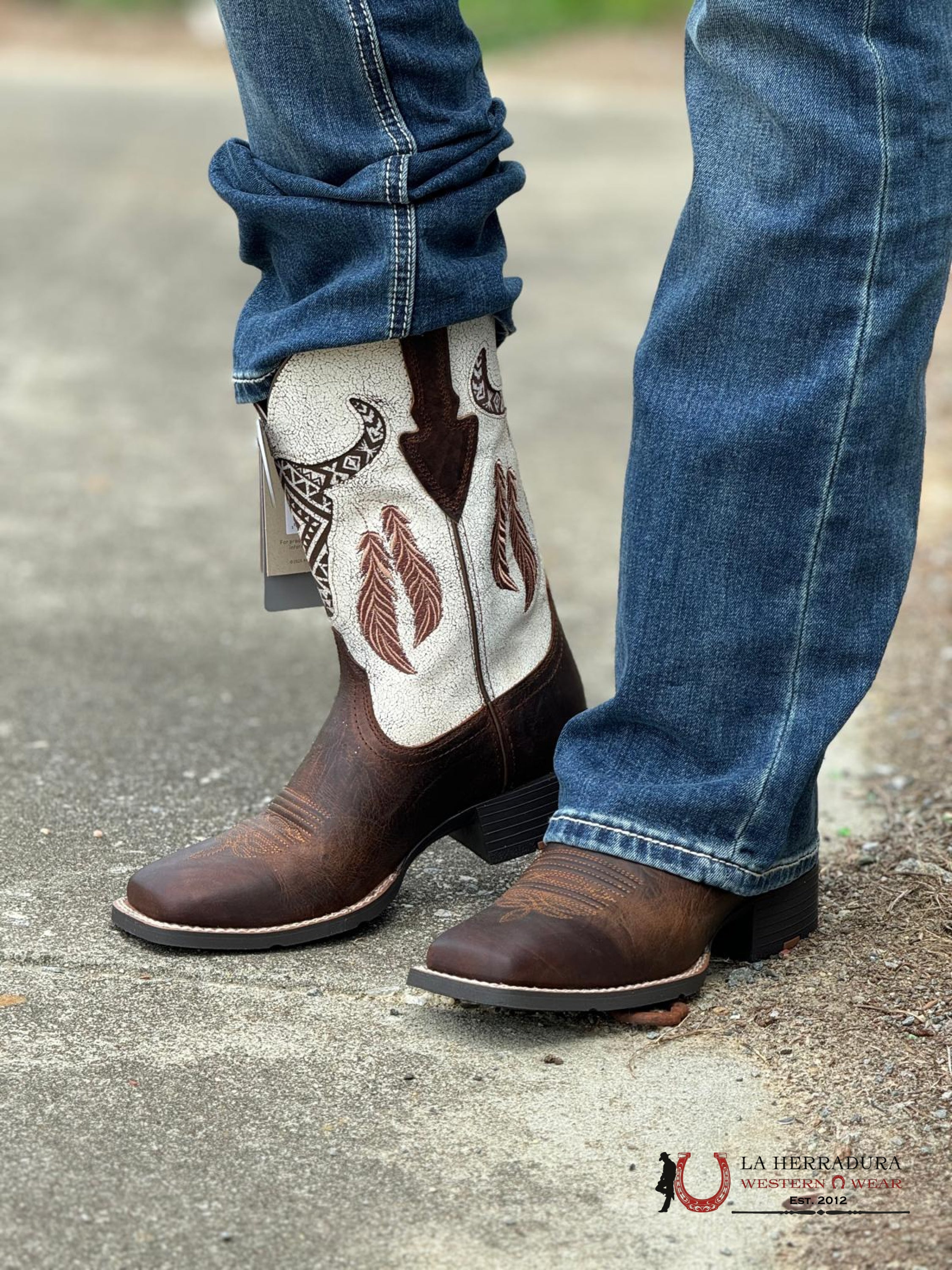 Womens Ariat Round Up Southwest Stretch Fit Boot Botas Mujeres