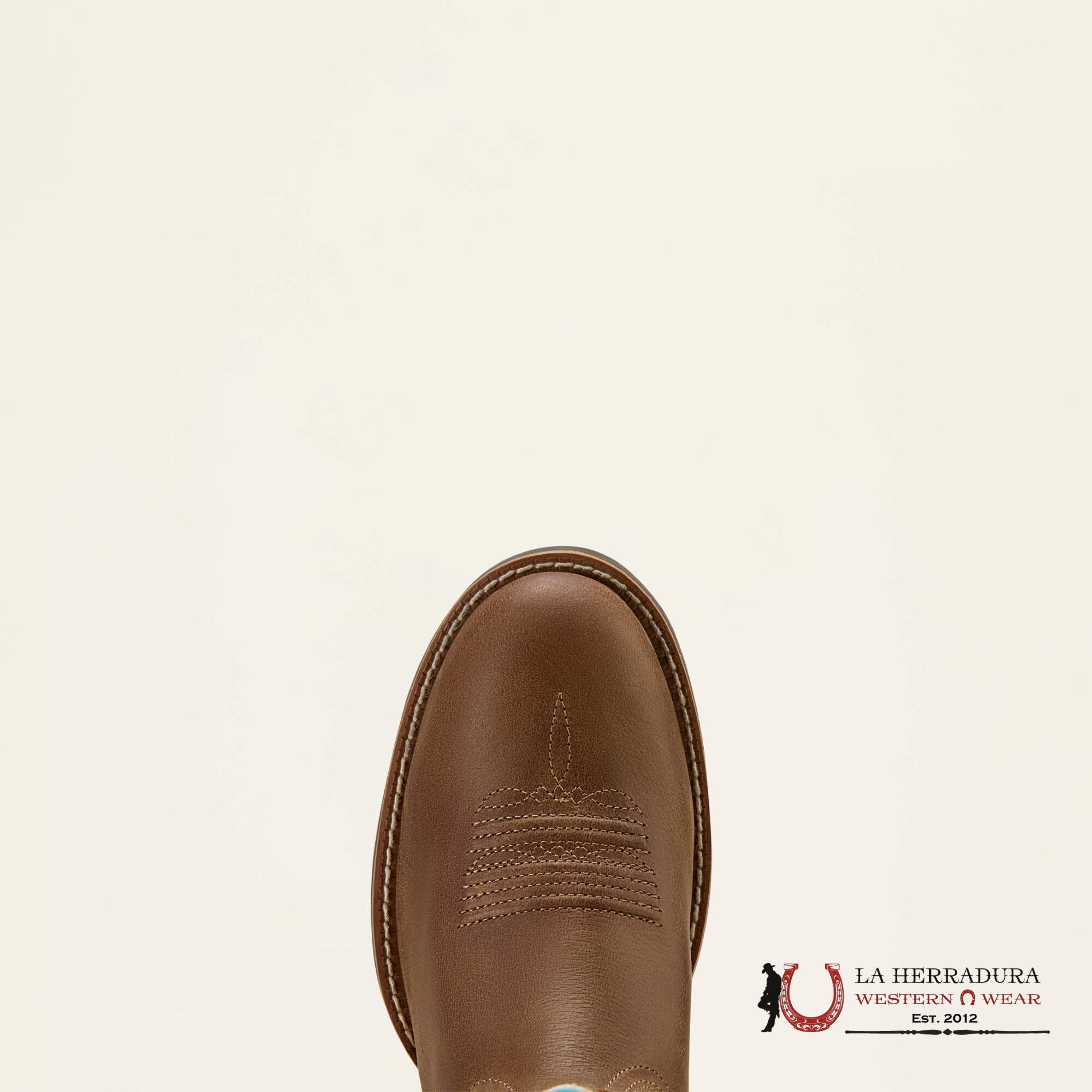 WOMENS ARIAT ROUND UP W TOE STRETCH FIT SANDSTORM DISTRESSED IVORY 10061142 BOTAS MUJERES