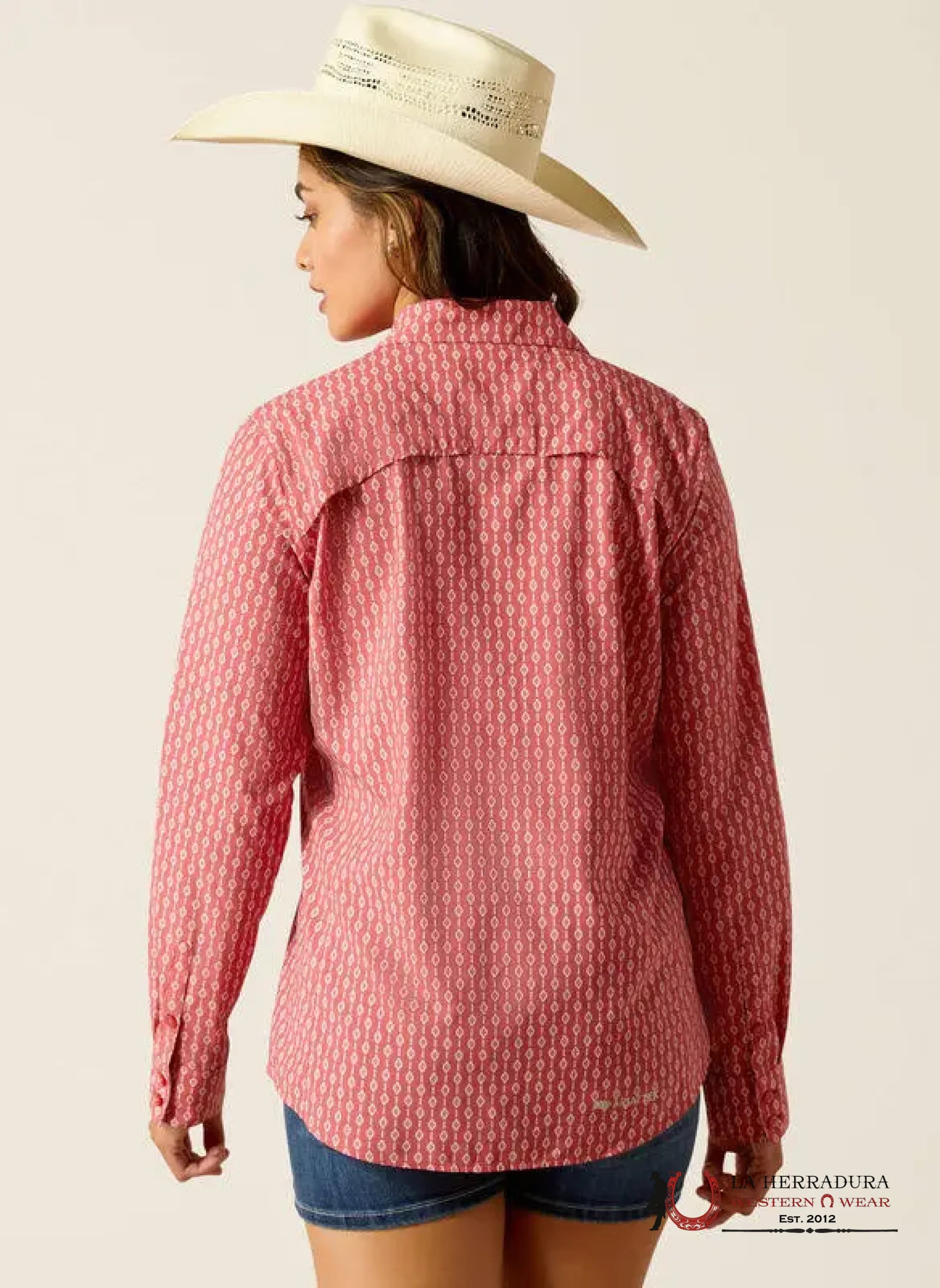 WOMENS ARIAT VENTTEK LYLA GED STRIPE PRINT LONG SLEEVE 10051326 ROPA MUJERES