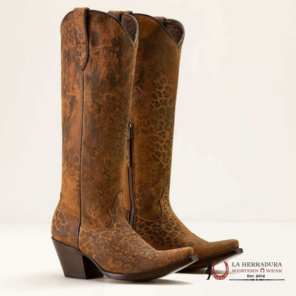 WOMEN’S CASANOVA DISTRESSED LEOPARD SUEDE 10063993