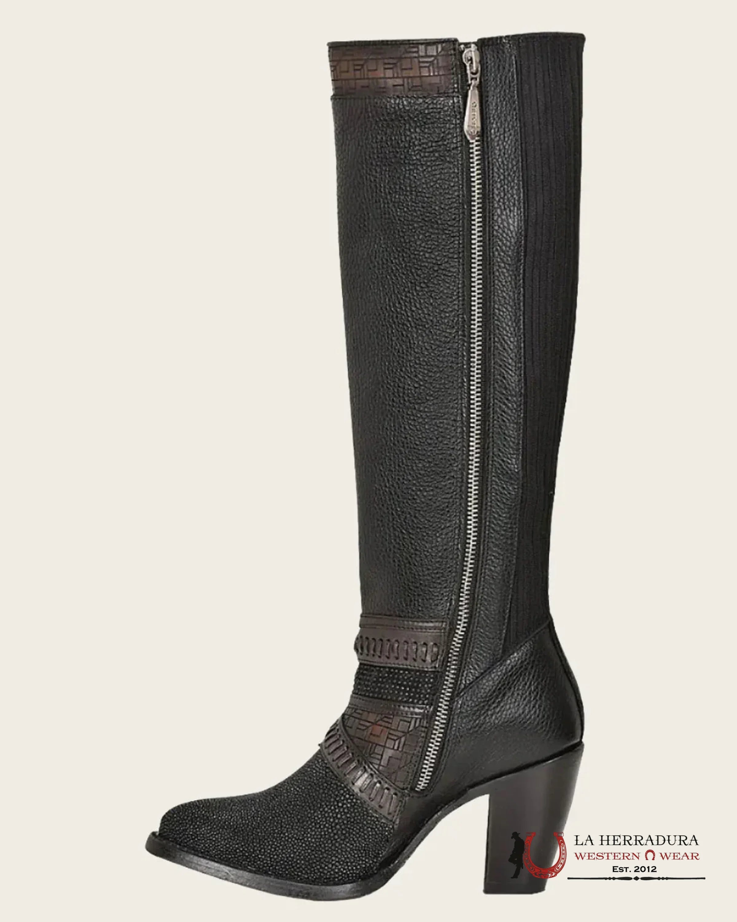 WOMENS CUADRA MANTARRAYA NEGRA TALL BOOT CU725 BOTAS MUJERES