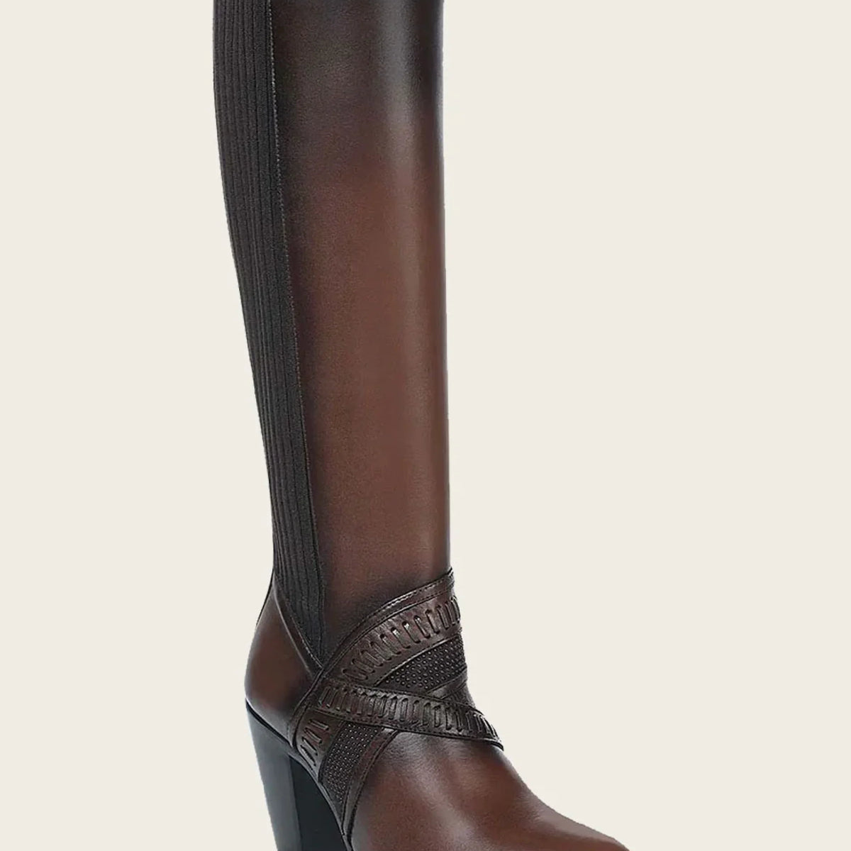 WOMEN'S CUADRA TALL BOOT RES CRUST MIEL LASER ROUND TOE CU868