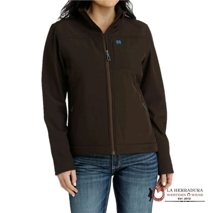 Chaqueta Cinch para mujer, marrón oscuro, con funda oculta MAJ9866024