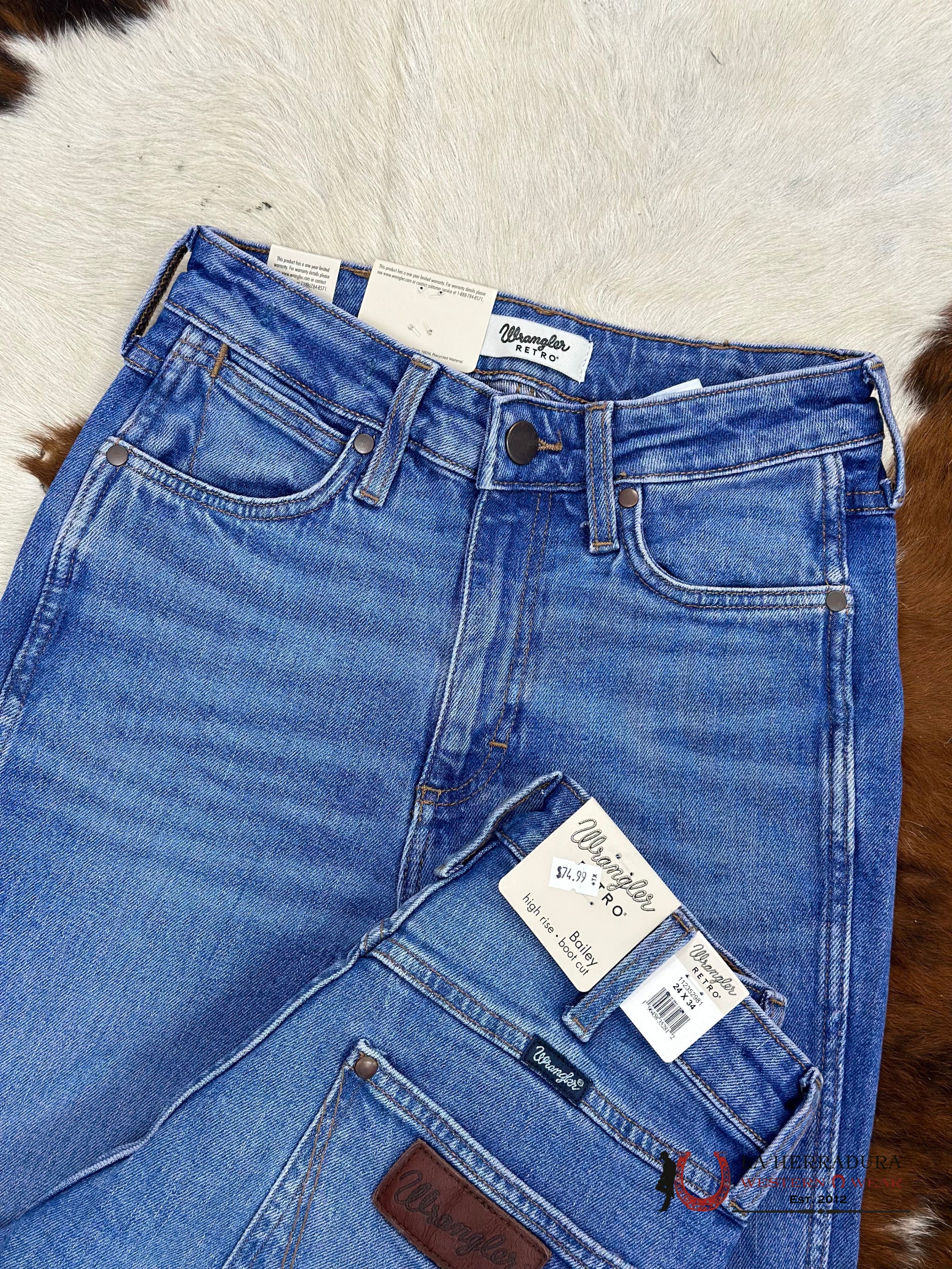 Womens Wrangler Bailey High Rise Bootcut Ropa Mujeres