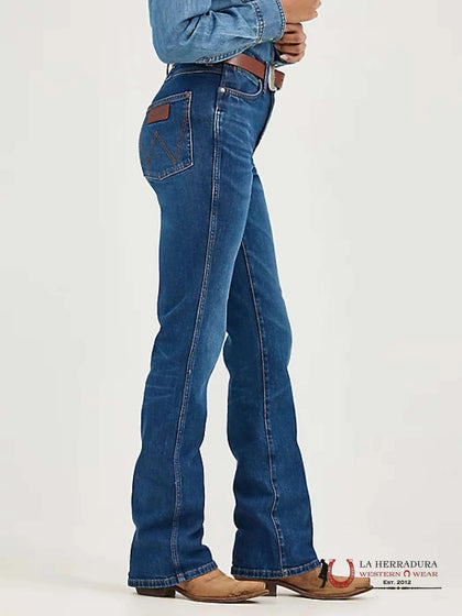 WOMENS WRANGLER BAILEY HIGH RISE BOOTCUT DARK WASH 112352982