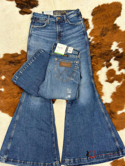 WOMENS WRANGLER CLASSIC BLUE FLARE JEAN 1011MPFKP