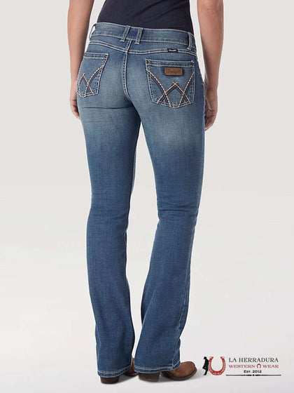 WOMENS WRANGLER MAE MID-RISE BOOT CUT 1009MWZDW