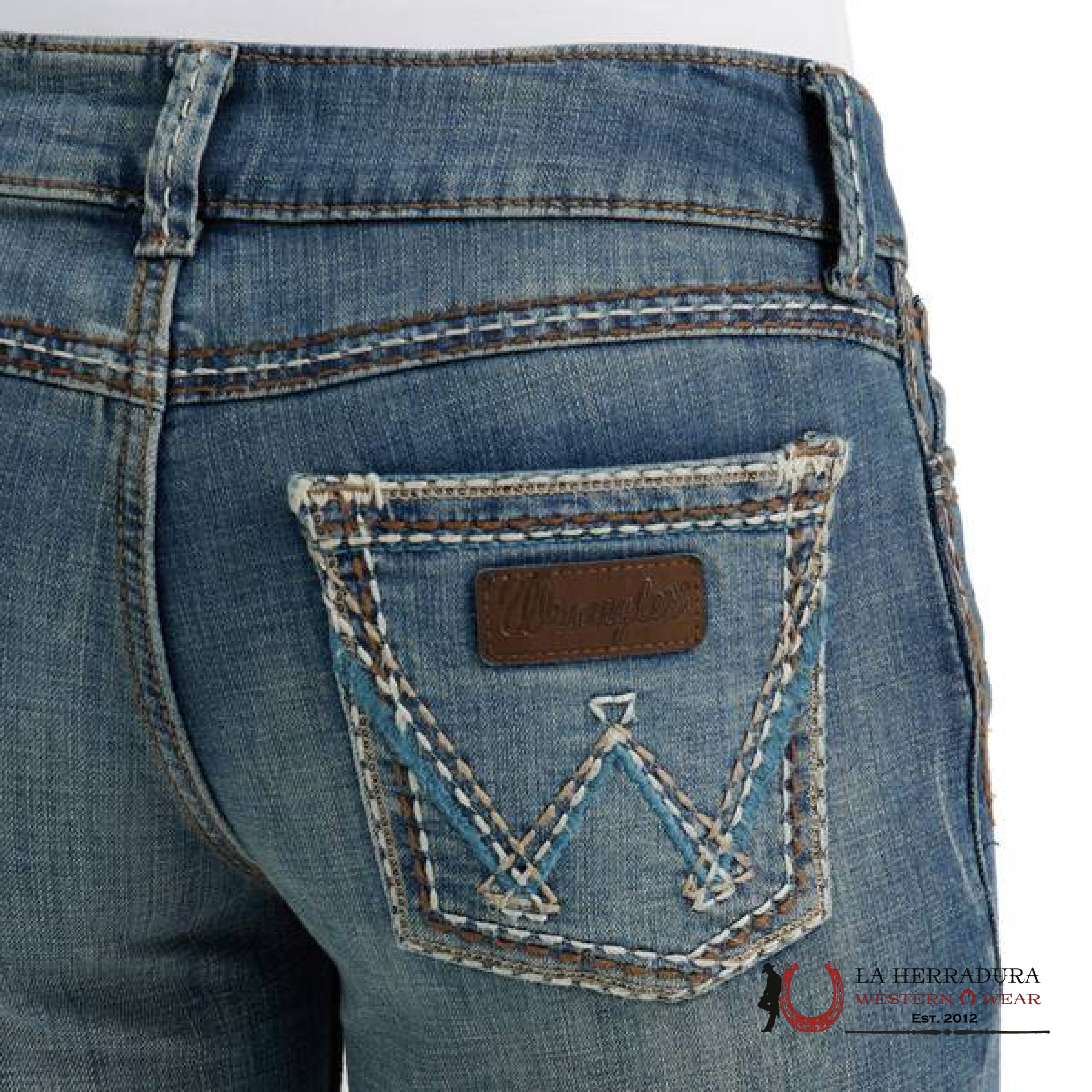 WOMENS WRANGLER MAE MID-RISE SADIE BOOT CUT 1007MWZDW ROPA MUJERES