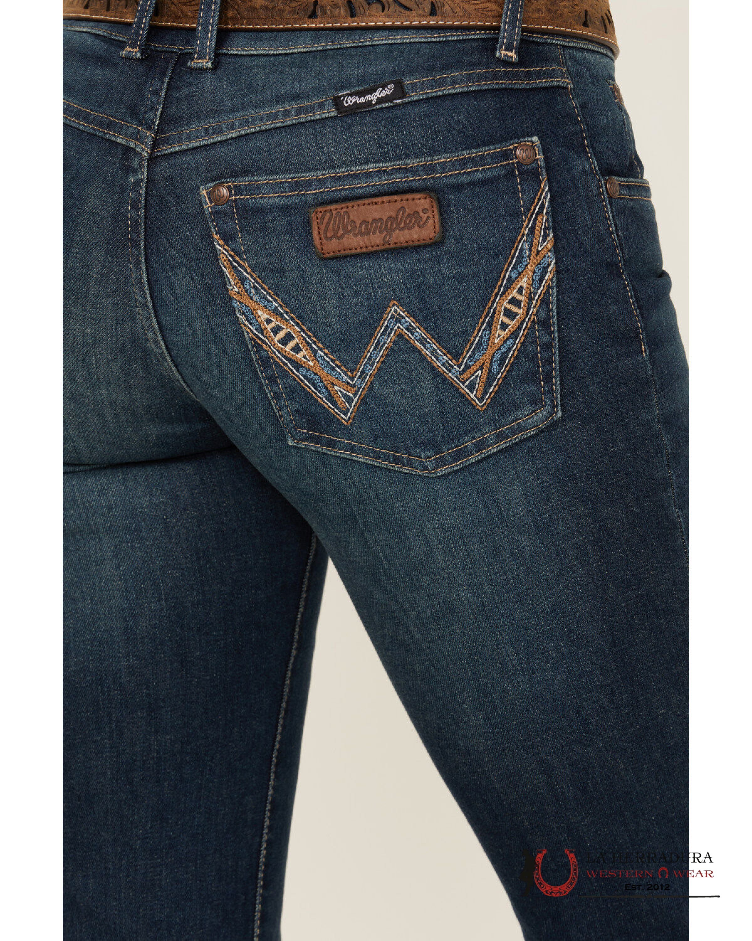 WOMEN’S WRANGLER RETO SADIE LOW RISE TROUSER DARK BLUE 112338907 ROPA MUJERES