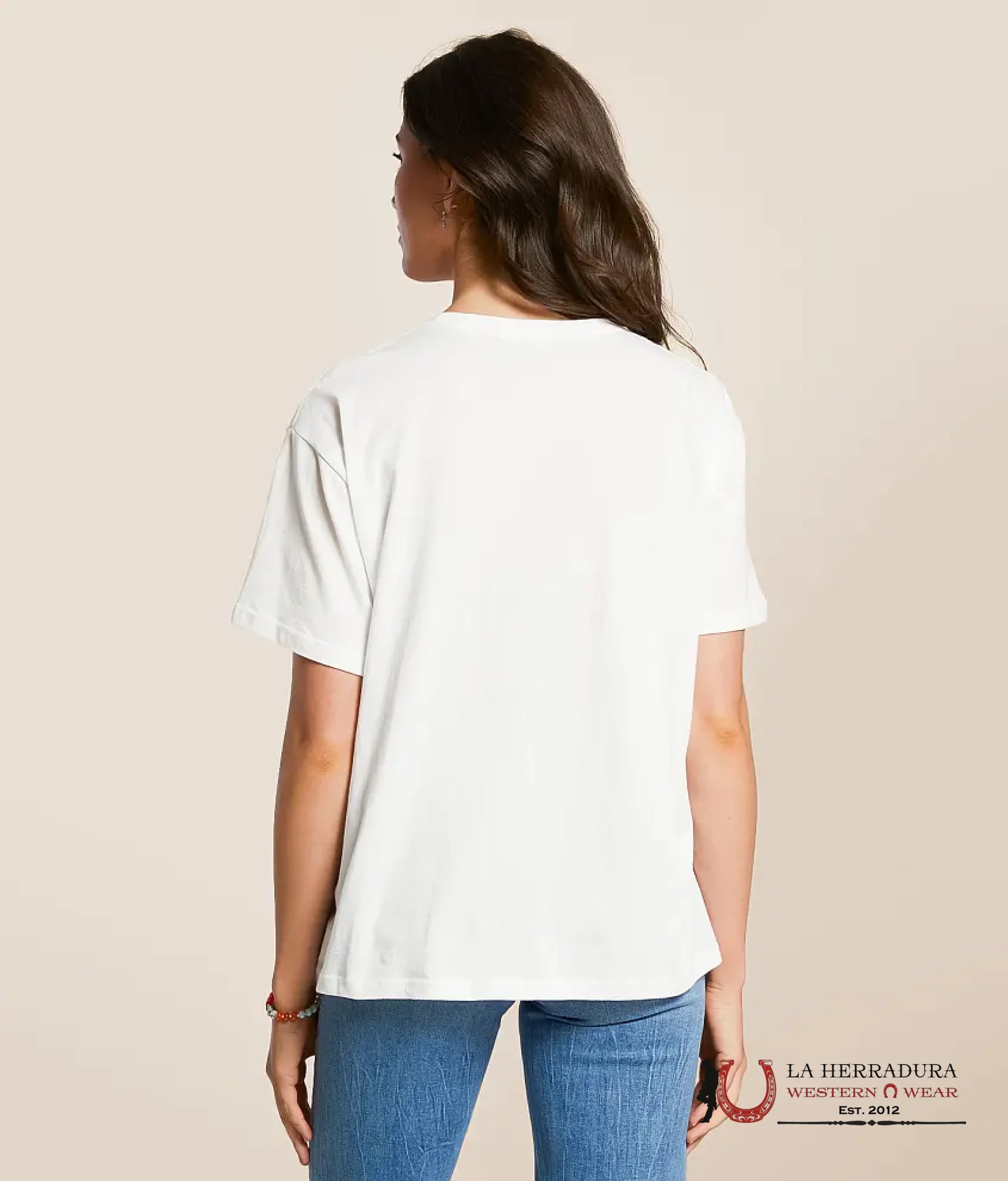 WOMEN’S WRANGLER T-SHIRT WHITE REG MEG 1947 SPIRIT OF THE WEST 112361887 ROPA MUJERES