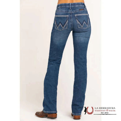 JEAN DE MONTAR DEFINITIVO WRANGLER PARA MUJER LAVADO OSCURO WILLOW 10WRW60DS