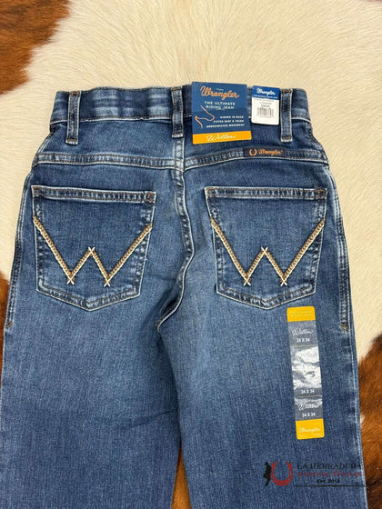 WOMEN'S WRANGLER ULTIMATE RIDING JEAN WILLOW DARK WASH 112344945