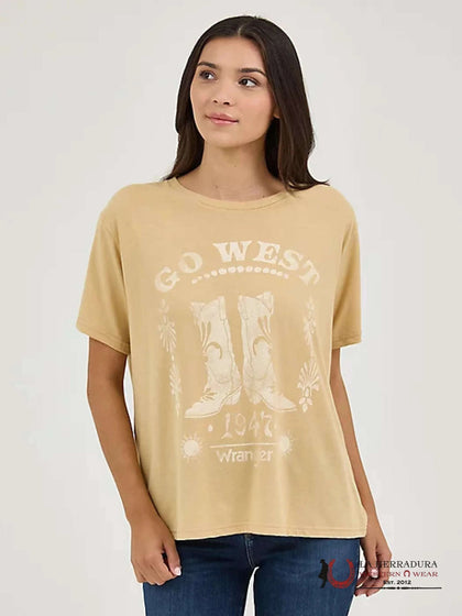 WOMEN'S WRANGLER WESTERN GRAPHIC GIRLFRIEND T-SHIRT 112361888