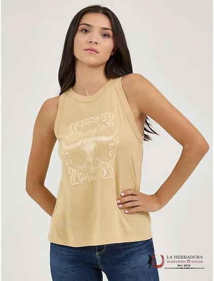 WOMEN'S WRANGLER WESTERN GRAPHIC GODDESS TAN - 112361908