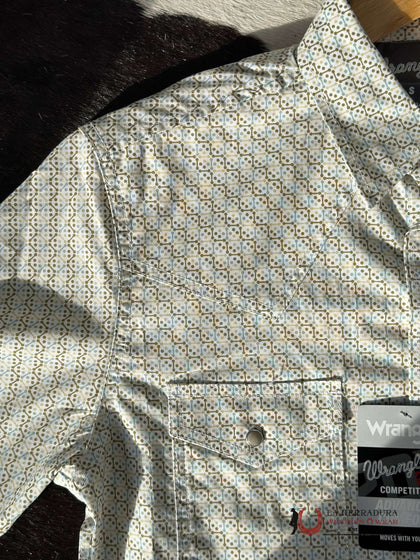 WRANGLER 20x CAMISA DE MANGA CORTA CON BOTONES A PRESIÓN MATELASSÉ 6067
