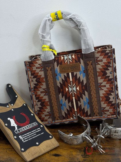 WRANGLER AZTEC BLUE /BROWN HANDBAG