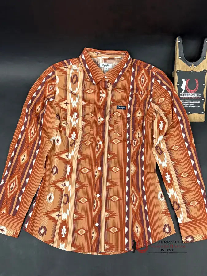 Wrangler Aztec Brown Ropa Mujeres