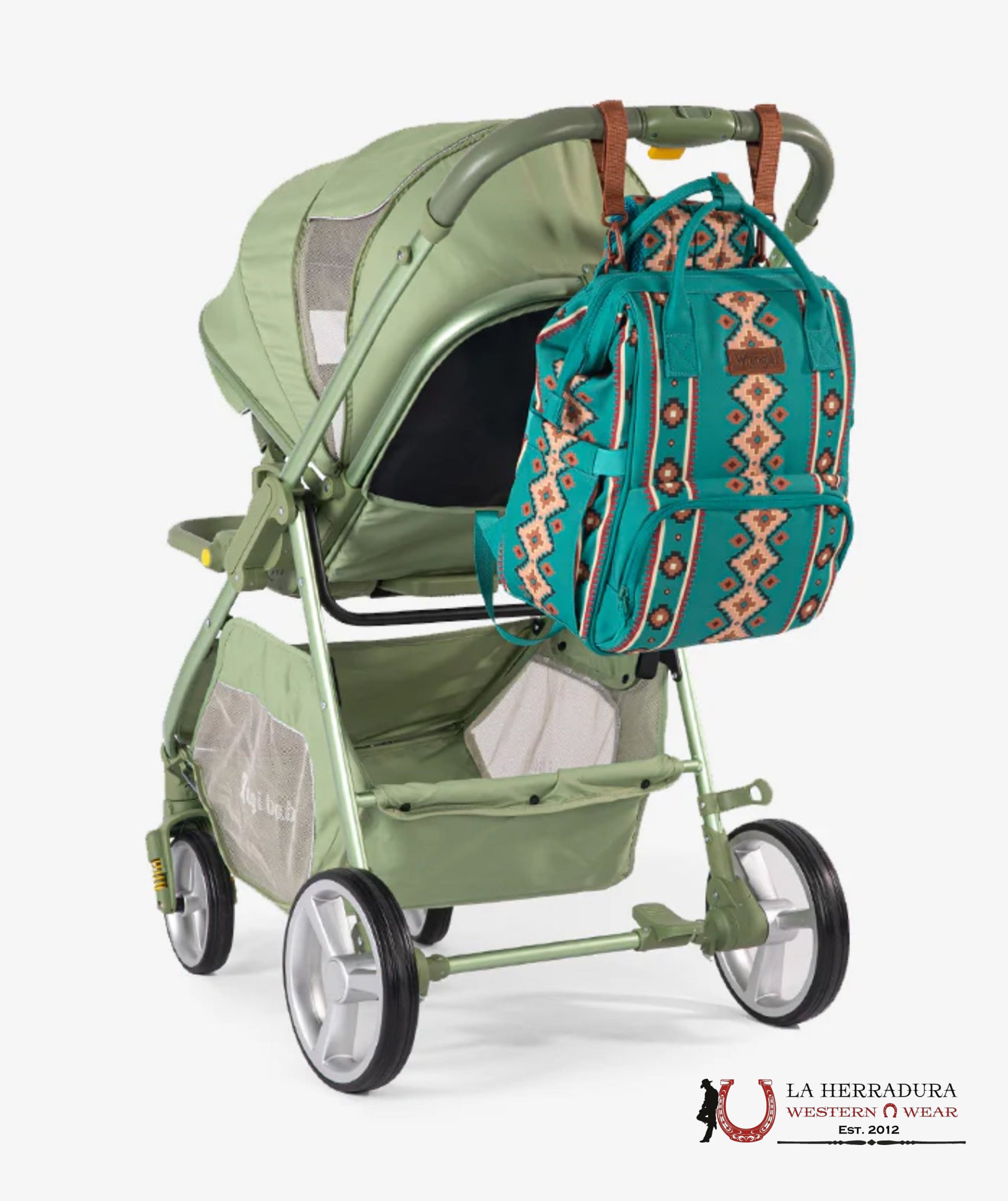 WRANGLER AZTEC TIEL GREEN BOOKBAG ROPA MUJERES