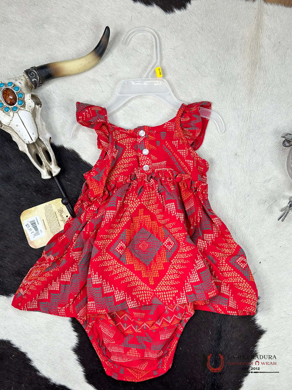 WRANGLER BABIES ONSIE DRESS RED 112346560