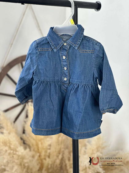 WRANGLER BABY BLUE JEAN SNAP DRESS 112353144