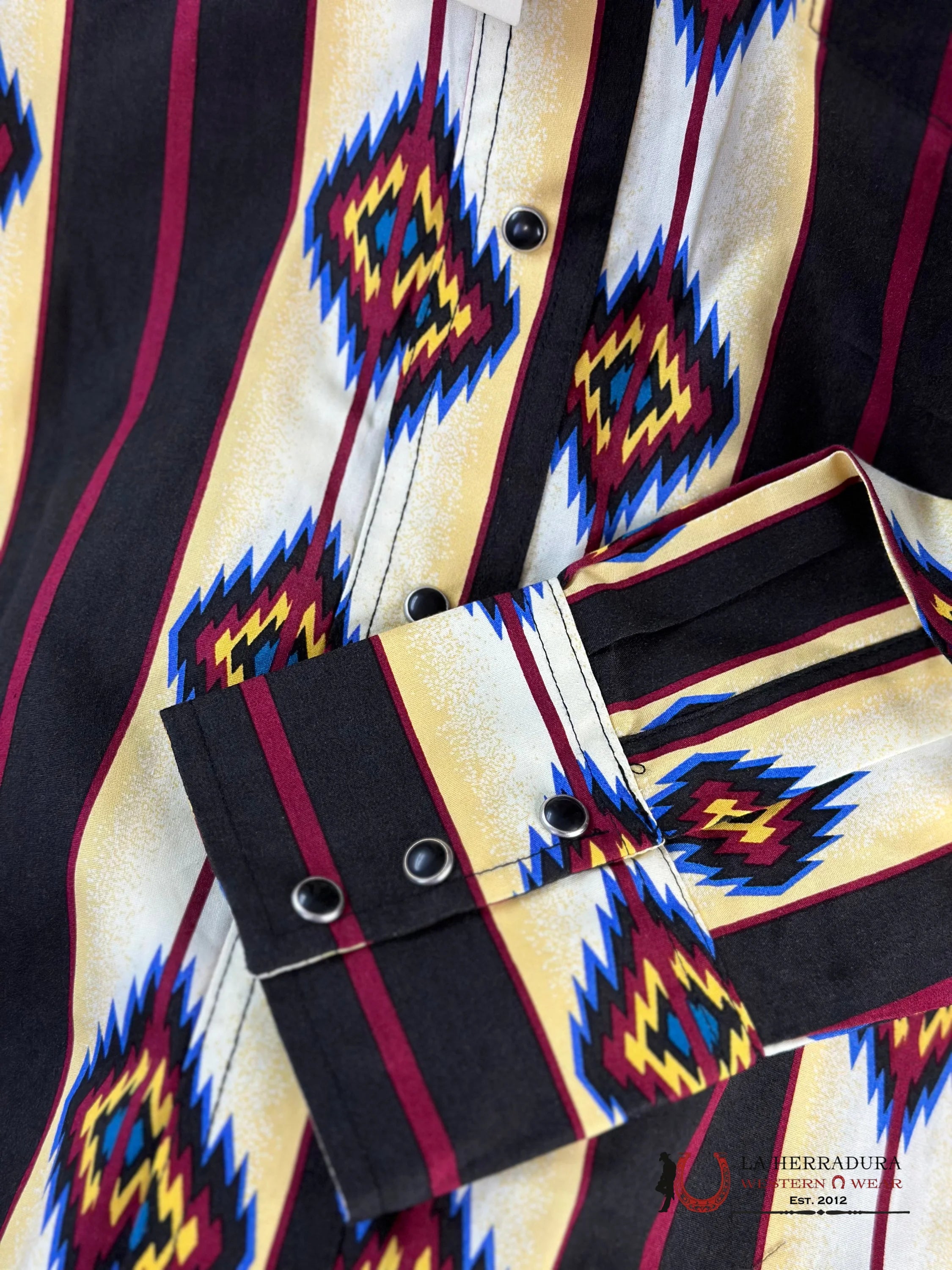 Wrangler Black Checotah Snap Long Sleeve Shirt Ropa Hombres