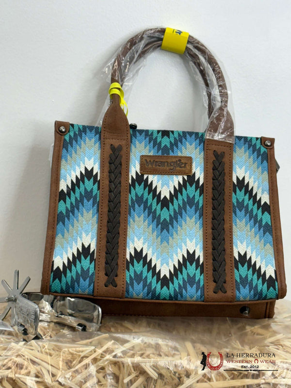 BOLSO AZTECA AZUL WRANGLER