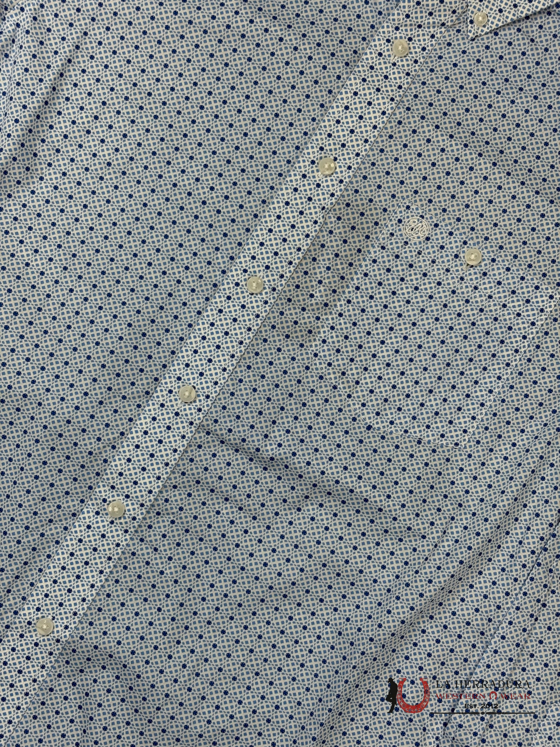 WRANGLER Blue Long Sleeve Shirt ROPA HOMBRES