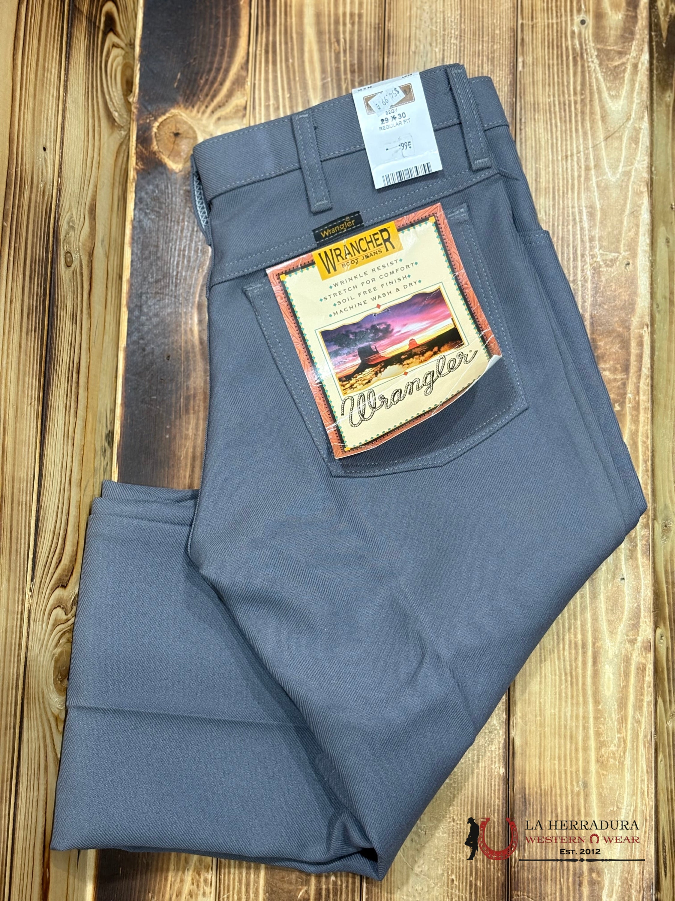 WRANGLER BOOT JEANS RANCHER GREY REGULAR 82GY WRANGLER JEANS