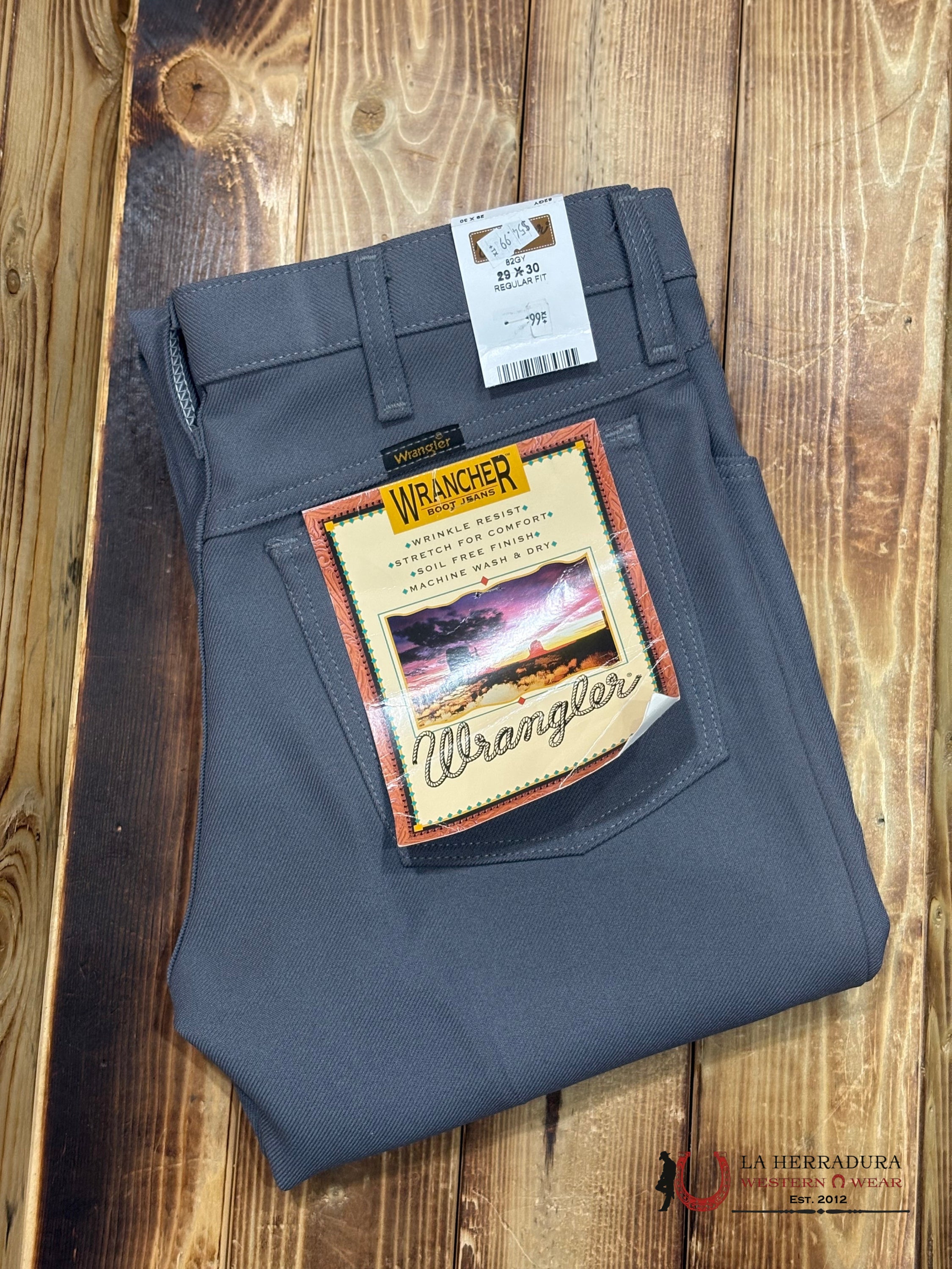 WRANGLER BOOT JEANS RANCHER GREY REGULAR 82GY WRANGLER JEANS