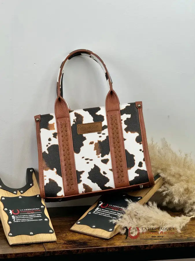 Wrangler Brow Cow Print Hand Bag Ropa Mujeres