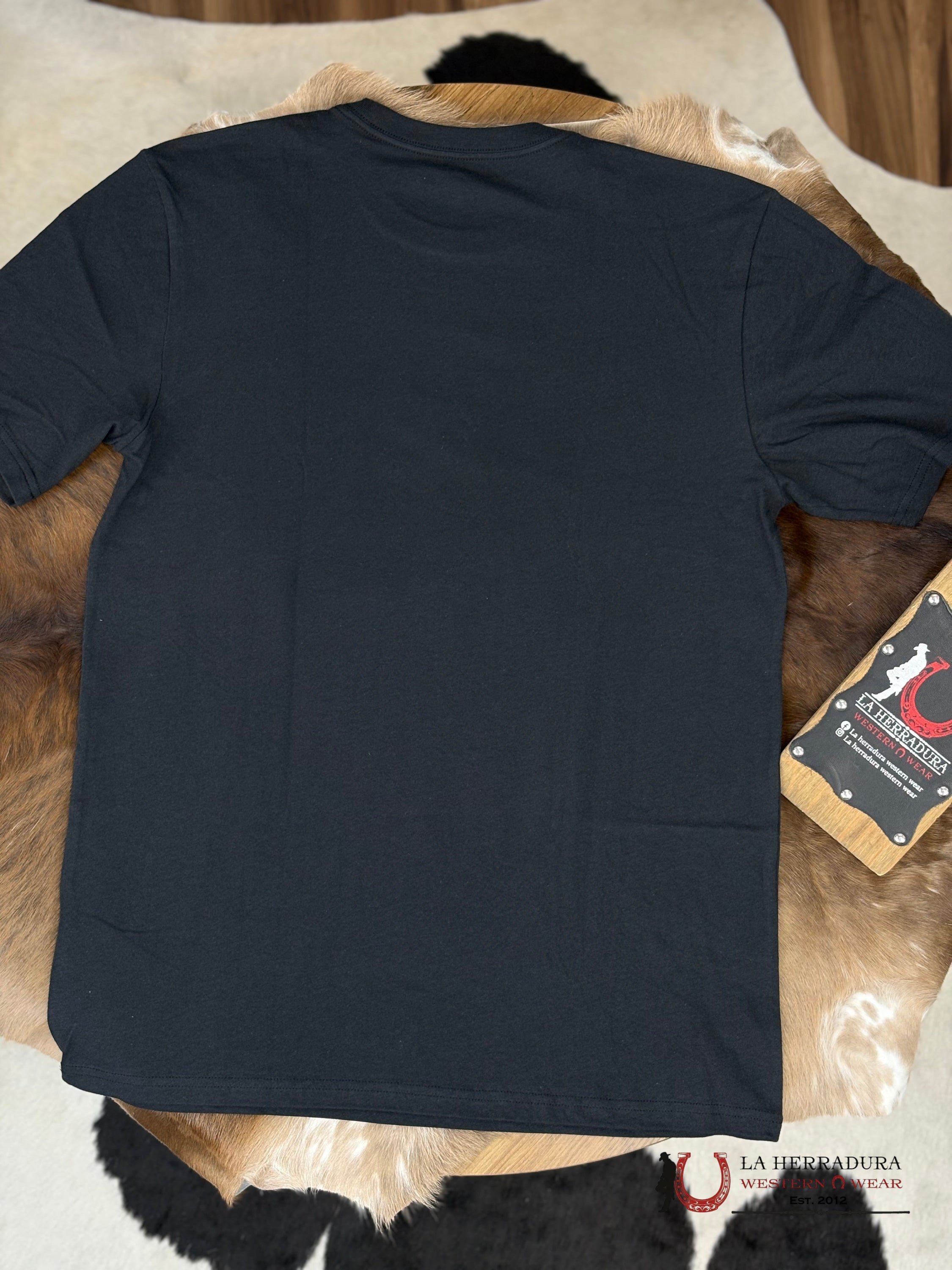 Wrangler Cody Johnson Black Short Sleeve Ropa Hombres