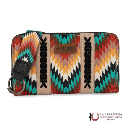 CARTERA WRANGLER DE COLORES AMARILLA /NEGRA /MARRÓN