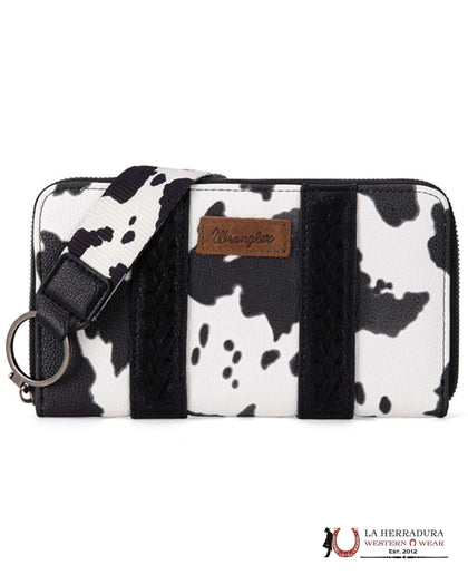 WRANGLER VAQUERO NEGRO / BLANCO BILLETERA