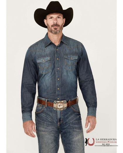 CAMISA VAQUERA DE MANGA LARGA WRANGLER -MS1039W