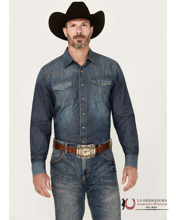 WRANGLER DENIM LONG SLEEVE SHIRT -MS1039W